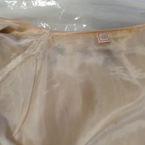 Vintage sweater tan embroidery 40 - Picture 9 of 13